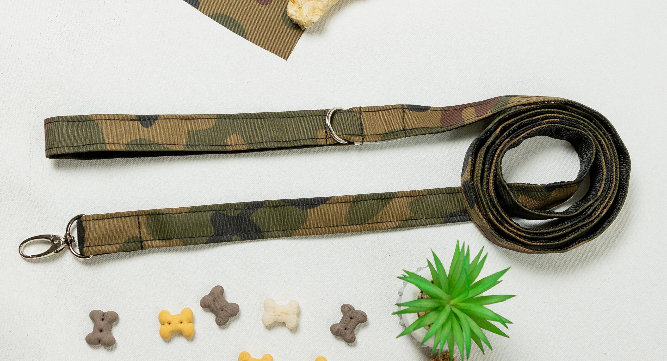 vodítka pro psy – vzor – maskáč